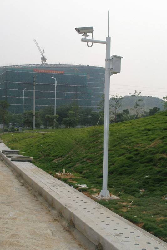小区公园监控杆